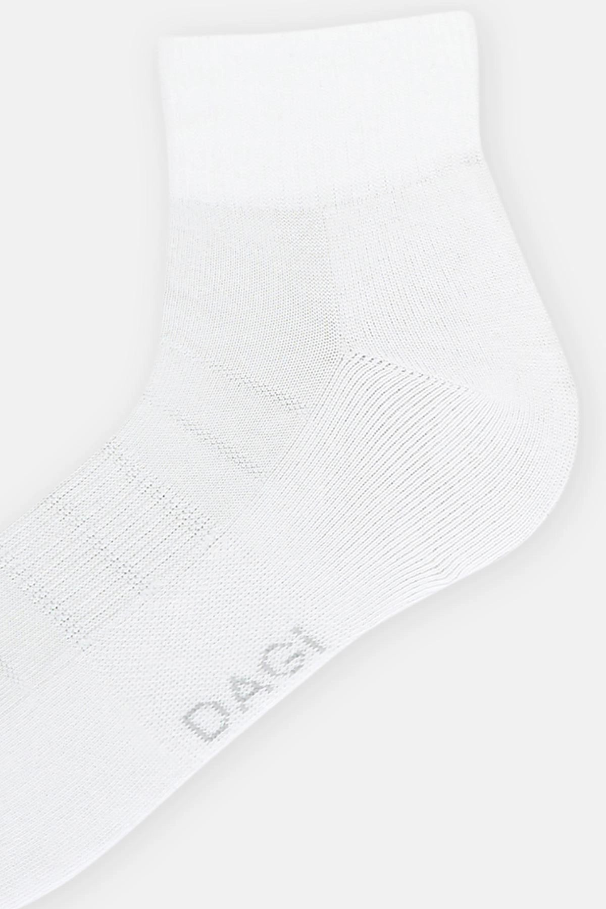 Beyaz Erkek Düz Spor Çorap