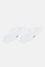 Beyaz Erkek Düz Spor Çorap 2'Li