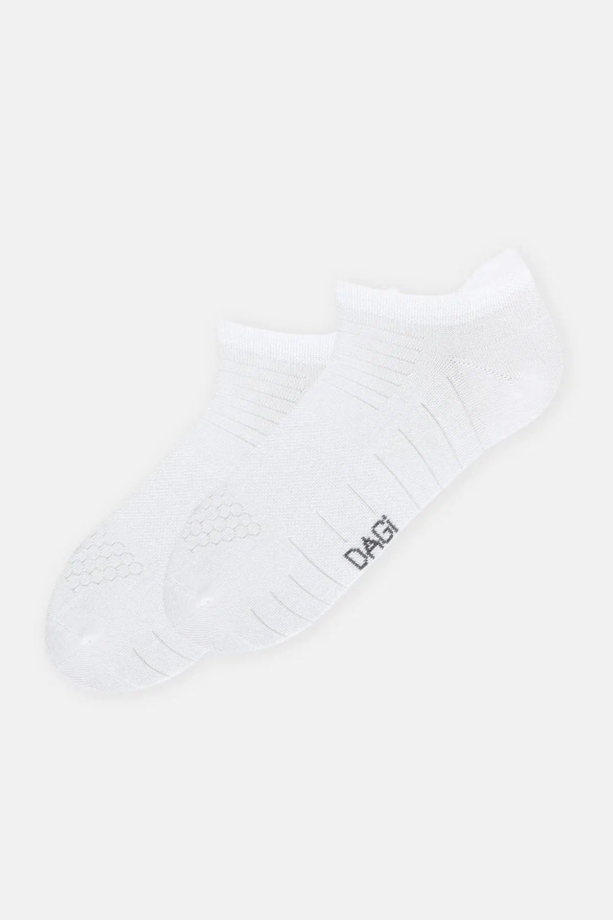 Beyaz Erkek Düz Spor Çorap 2'Li