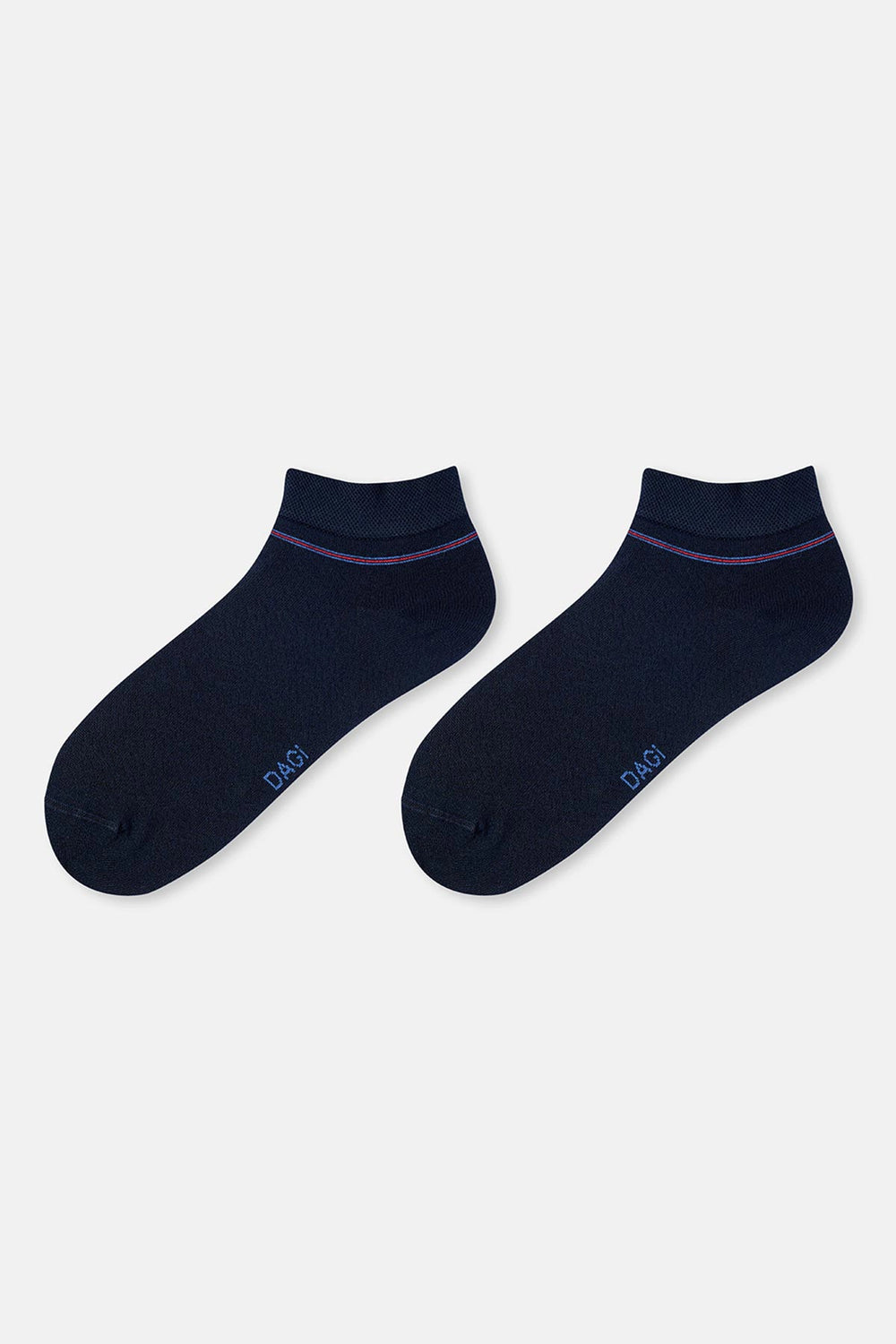 Lacivert-Siyah Erkek 2'Li Micro Modal Klasik Patik Çorap