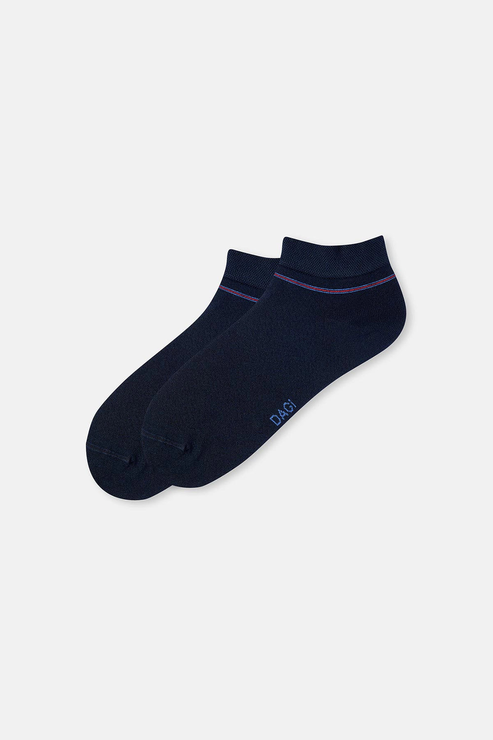 Lacivert-Siyah Erkek 2'Li Micro Modal Klasik Patik Çorap