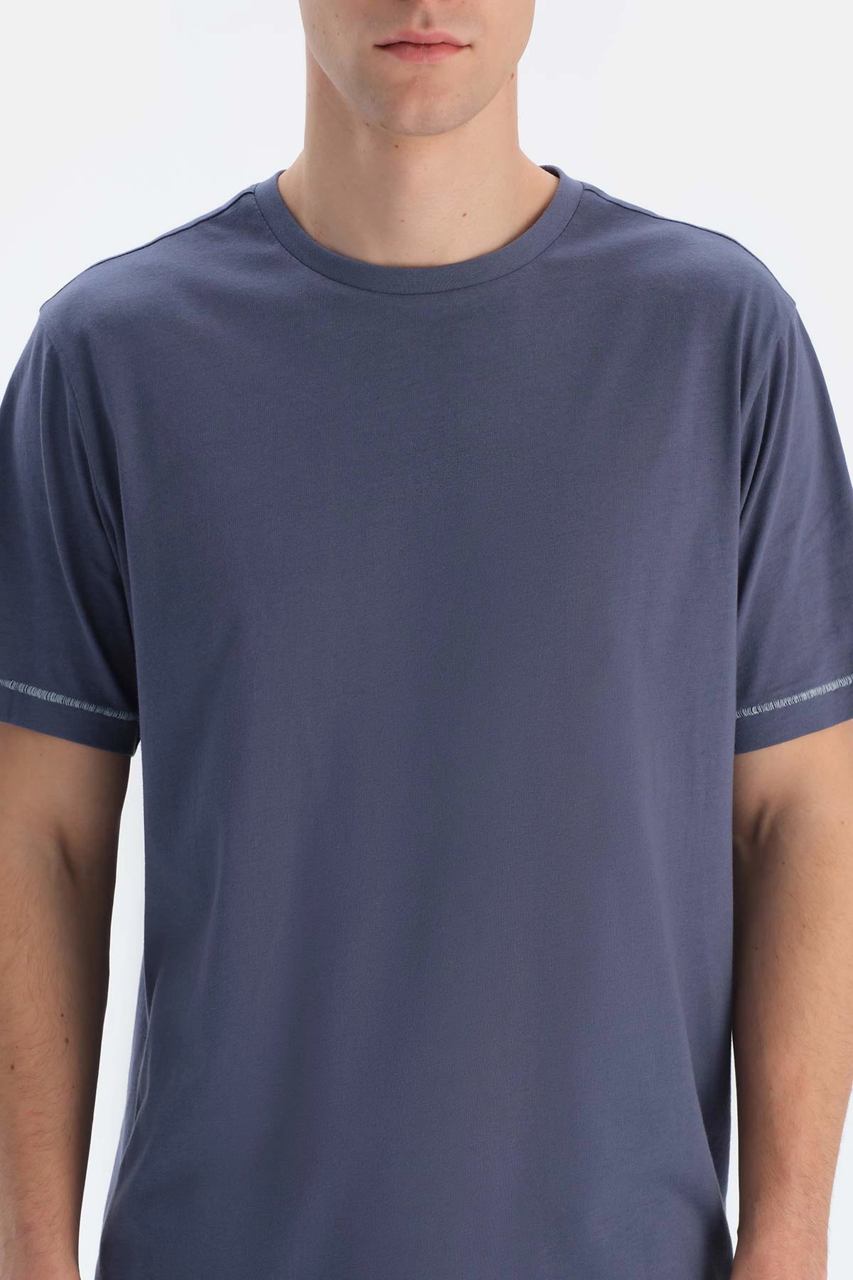 Indigo Bisiklet Yaka Baskılı Tişört Şort Pijama Takımı