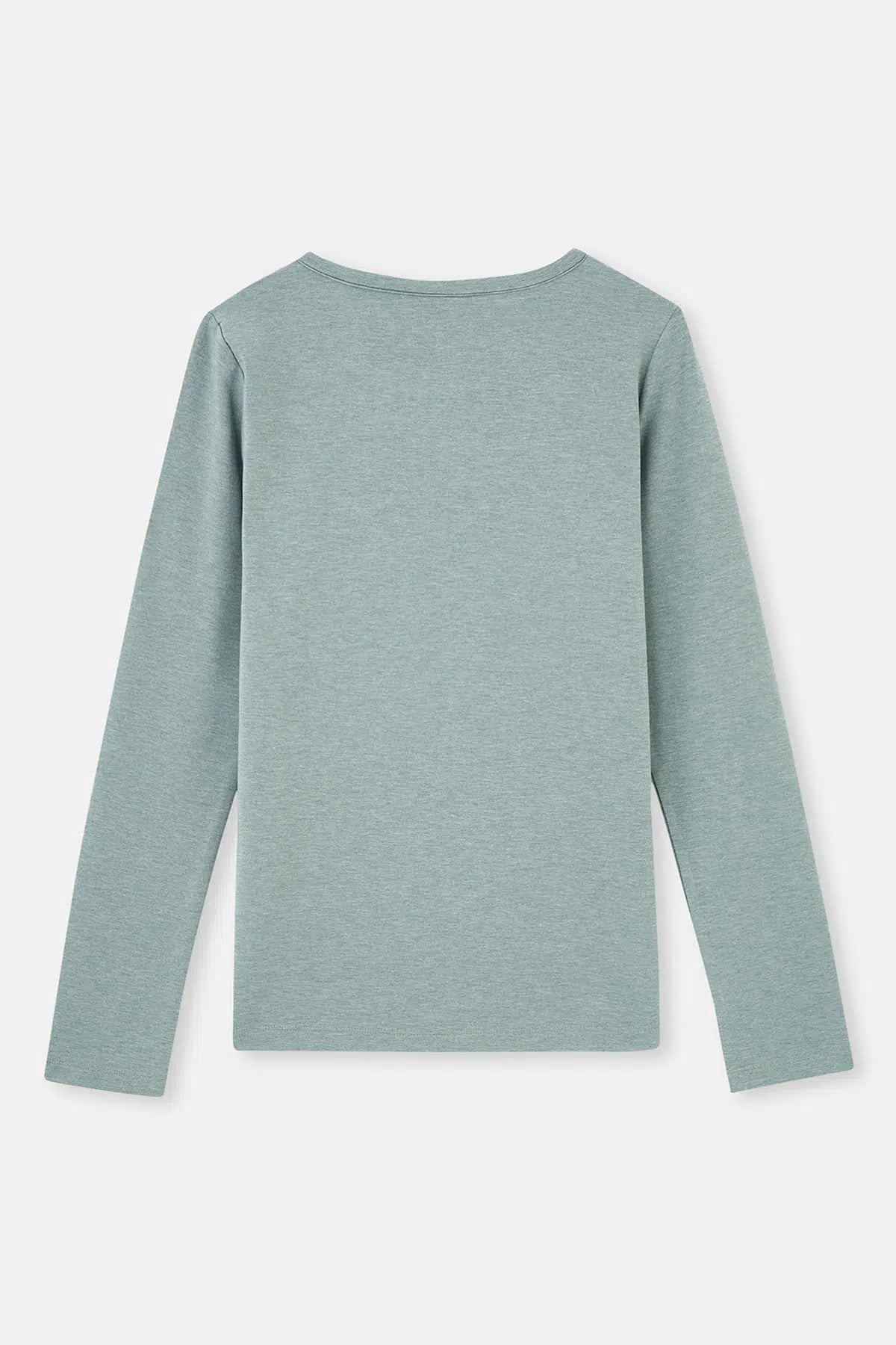 Yeşil Yarım Patlı Everfresh Tişört Pijama Üstü