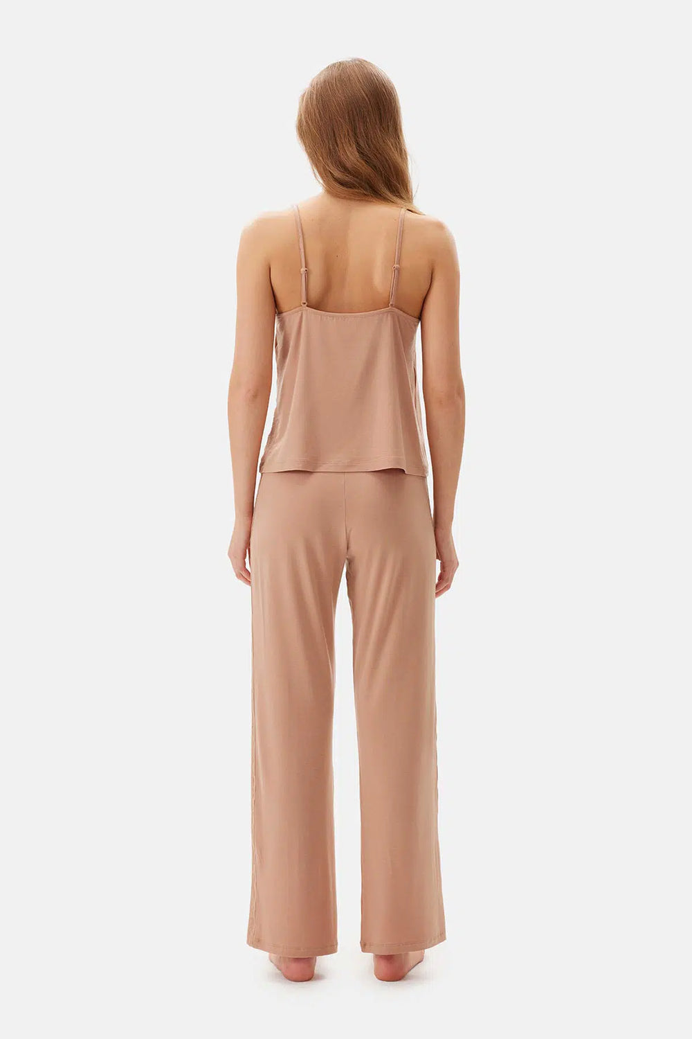 Açık Kahve Basic Pantolon Pijama Altı