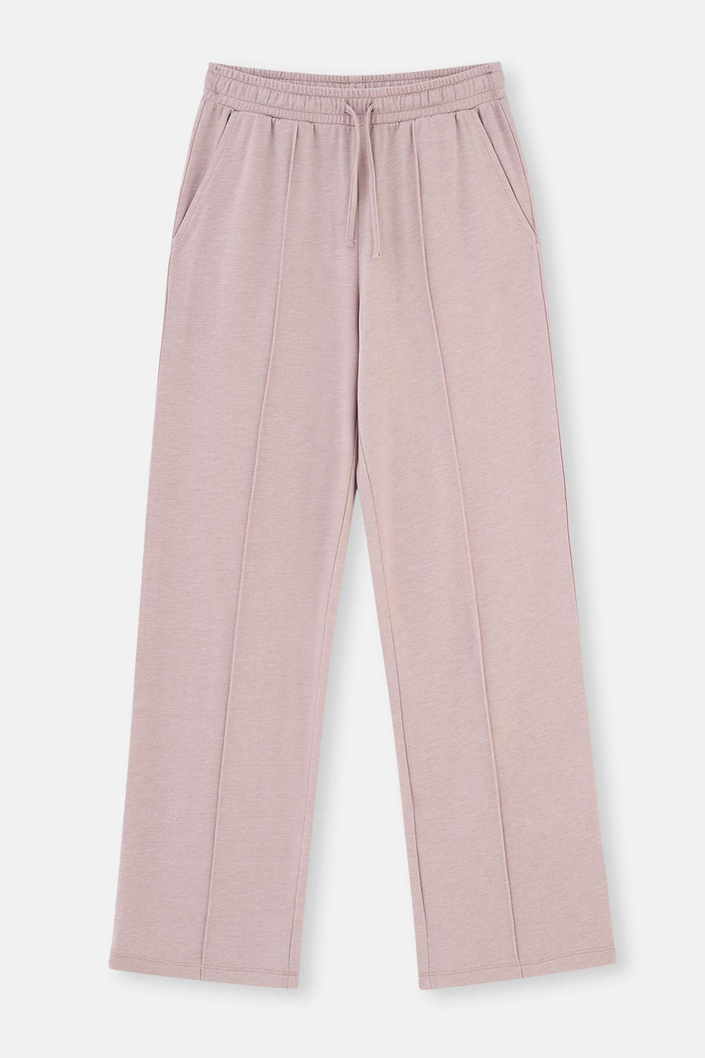 Açık Lila Bol Paça Nervür Detaylı Everfresh Eşofman Alt