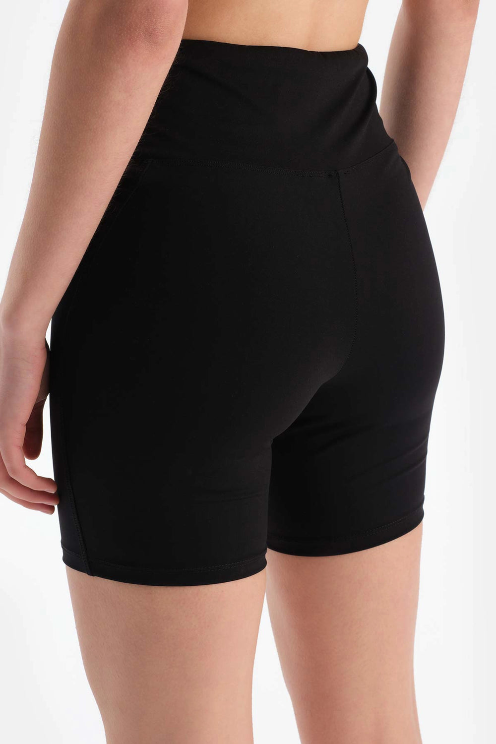 Siyah Dagi Active Kadın Bıker Tayt