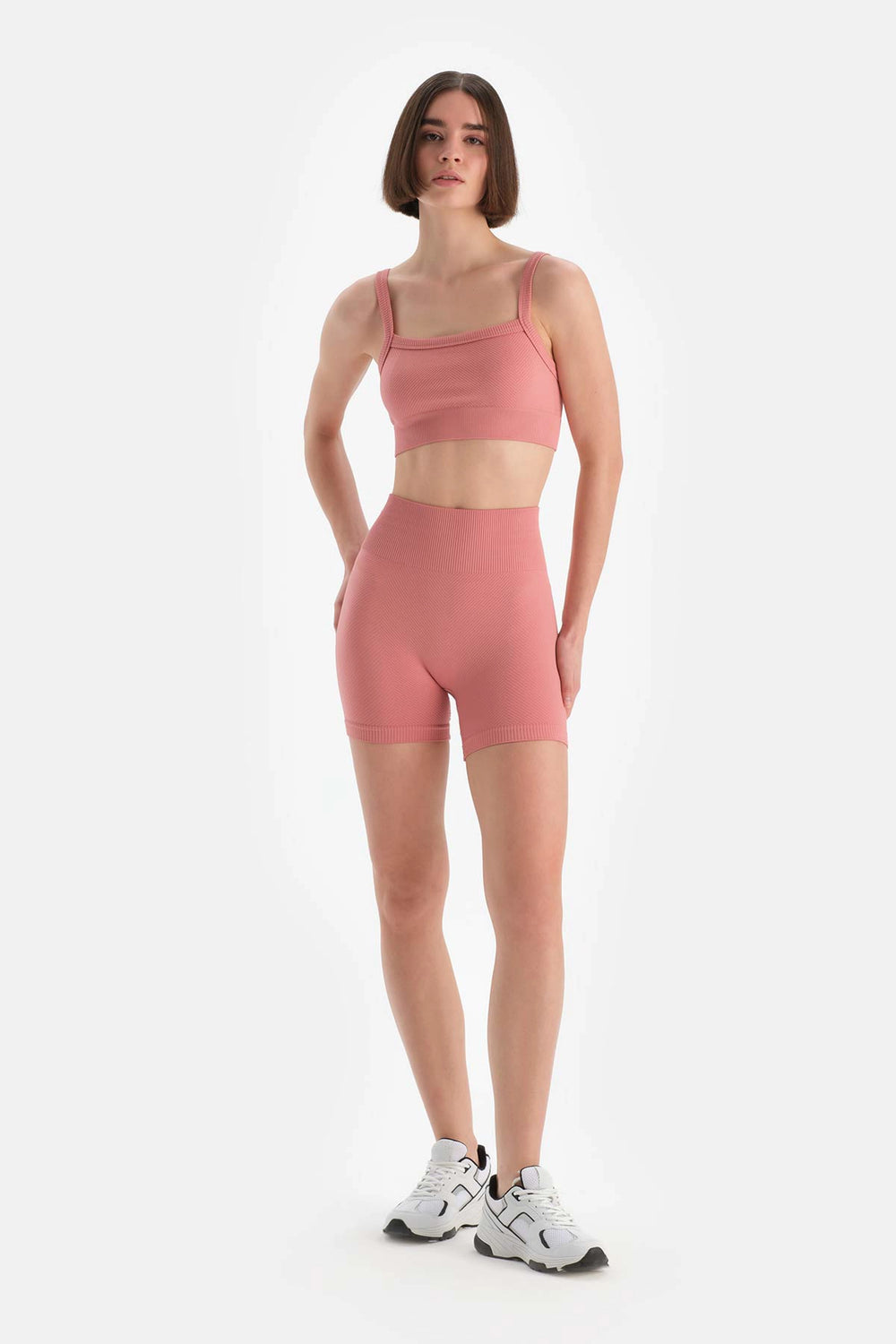 Gül Kurusu Dagi Active Kadın Seamless Bıker Tayt