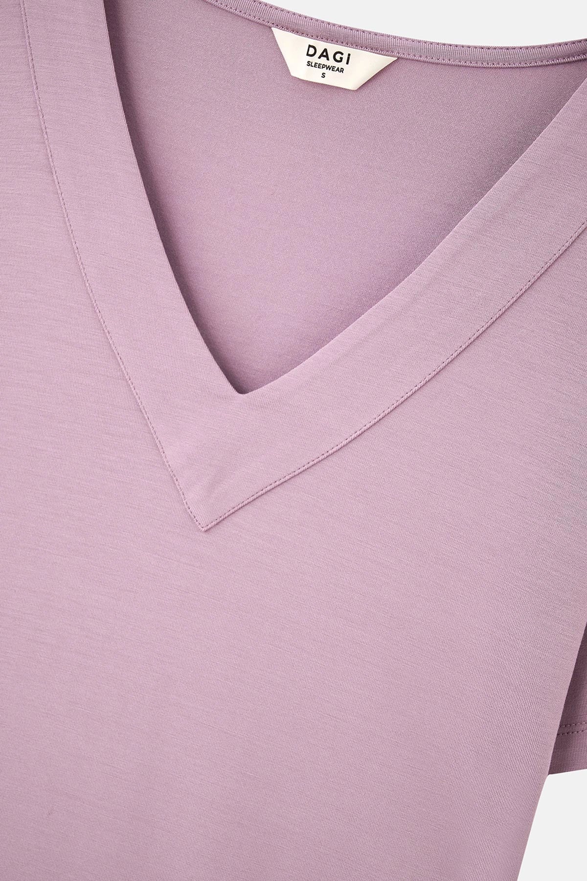 Gül Kurusu V Yaka Viskon Pijama Takımı