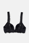 Siyah Dantel Detaylı Premıum Basıc Dolgulu Sütyen