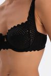 Siyah Dantel Detaylı Premıum Basıc Toparlayıcı Sütyen