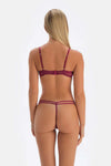 Mürdüm Dantelli G-String Külot