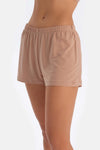 Açık Kahve Basic Şort Pijama Altı