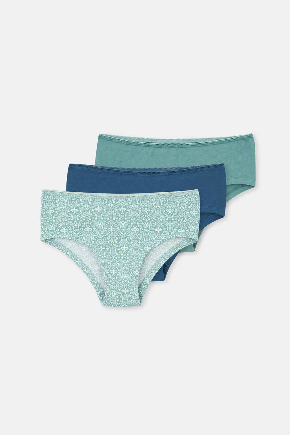 Multicolor Kadın 3'lü Desenli Hipster Külot