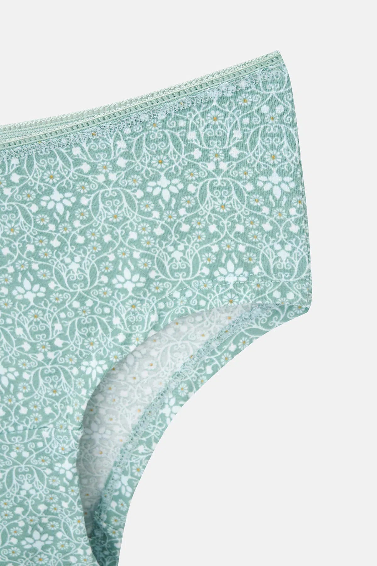 Multicolor Kadın 3'lü Desenli Hipster Külot