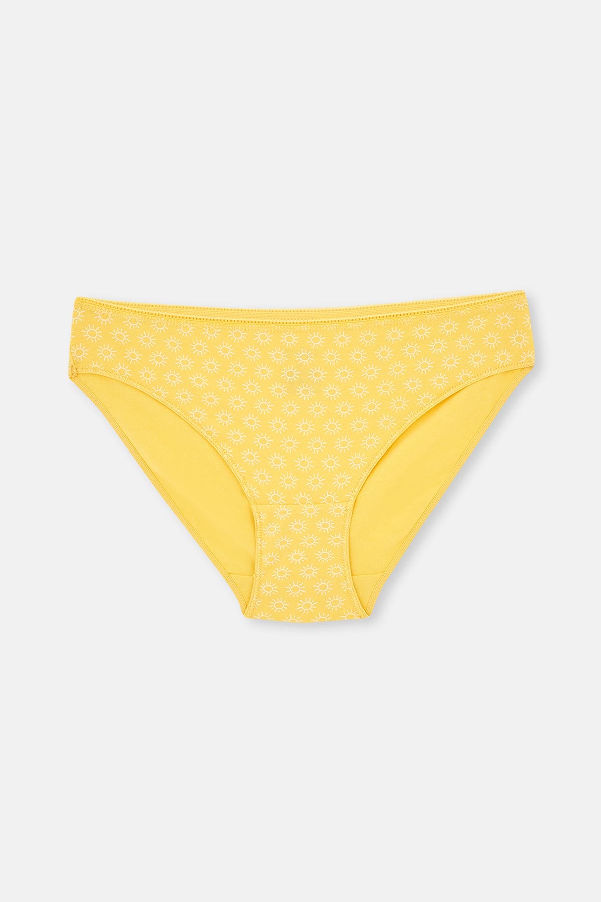Multicolor Kadın 3'lü Güneş Desenli Brief Külot