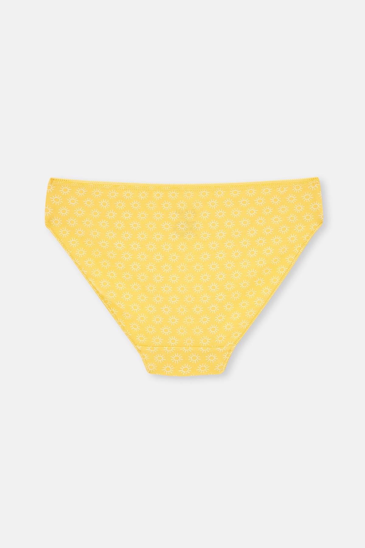 Multicolor Kadın 3'lü Güneş Desenli Brief Külot