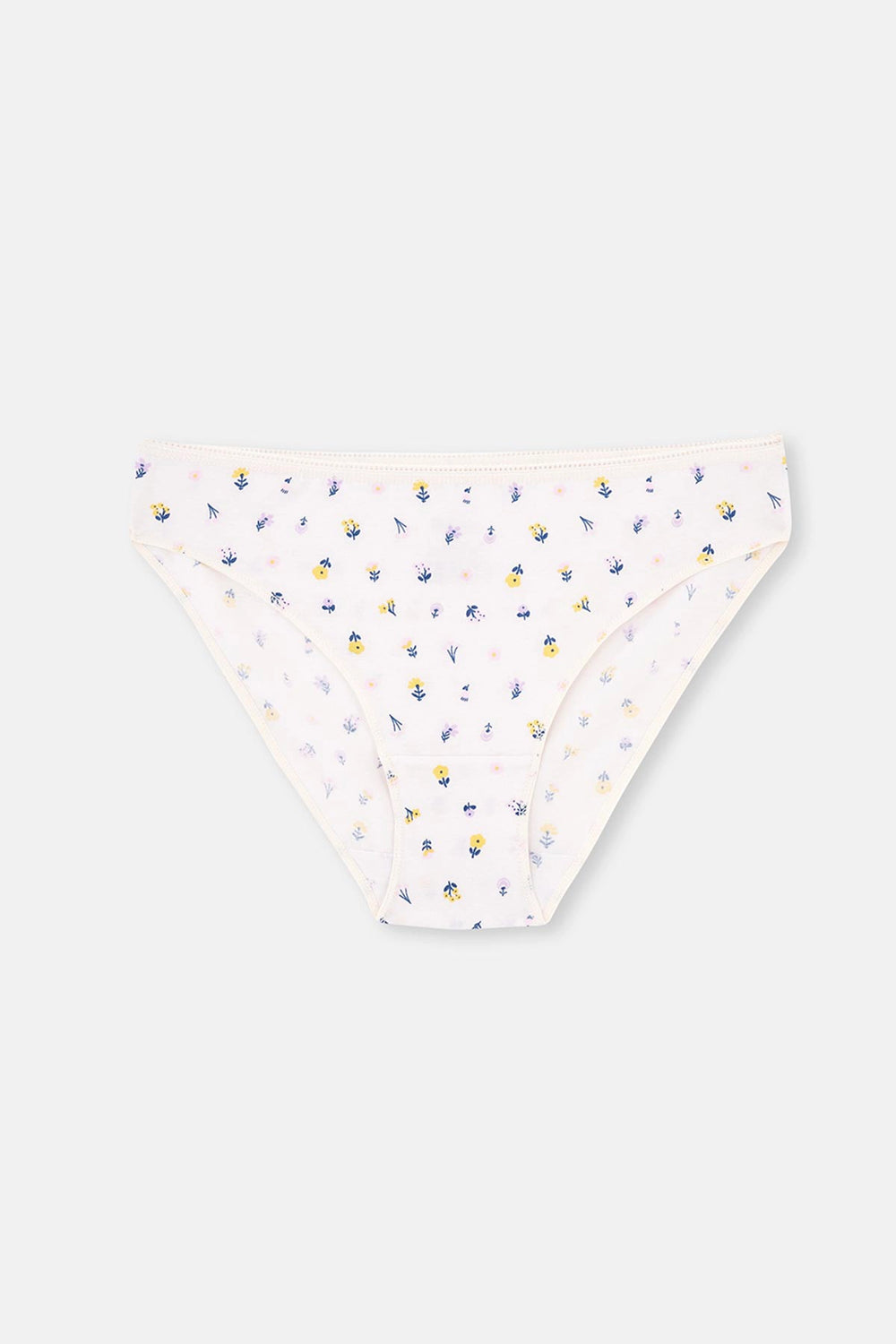 Multicolor Kadın 3'iü Çiçek Desenli Brief Külot