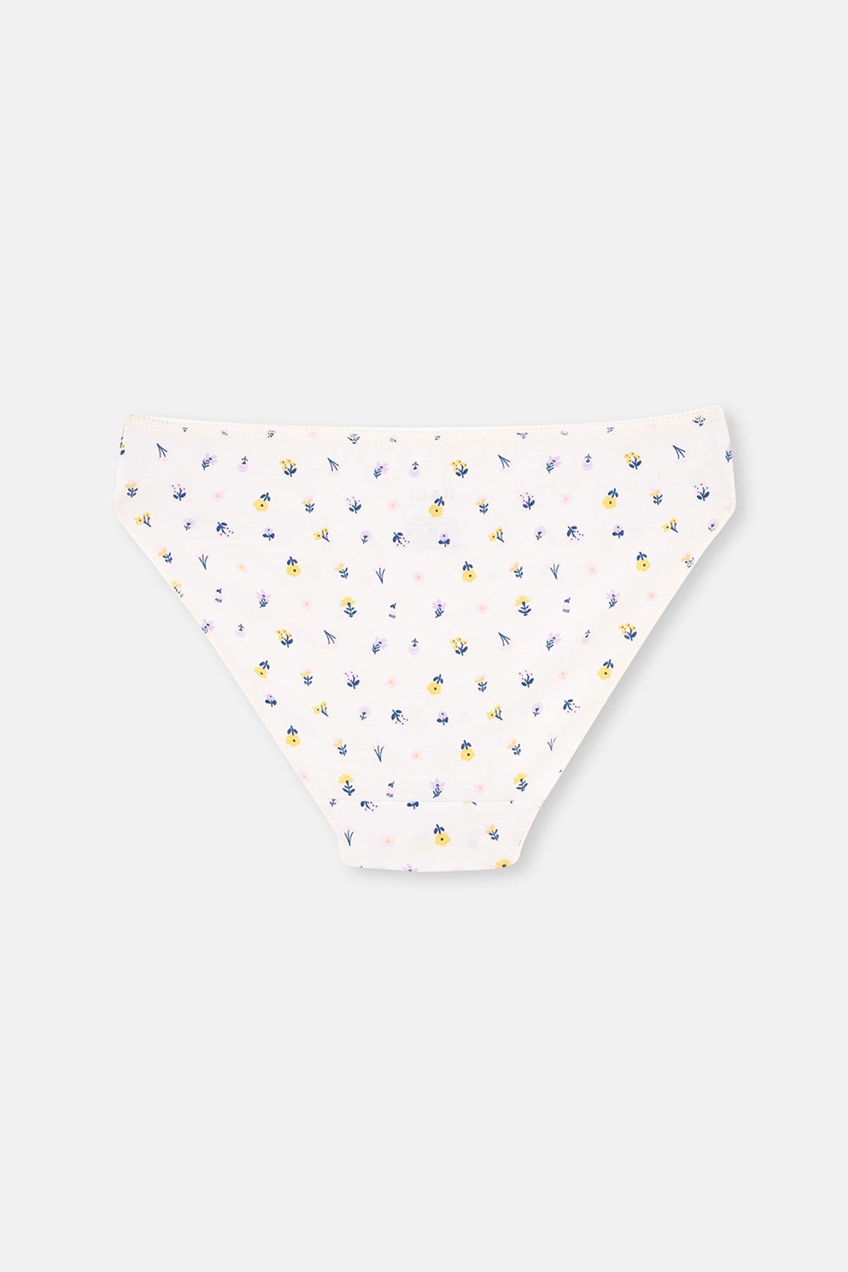 Multicolor Kadın 3'iü Çiçek Desenli Brief Külot
