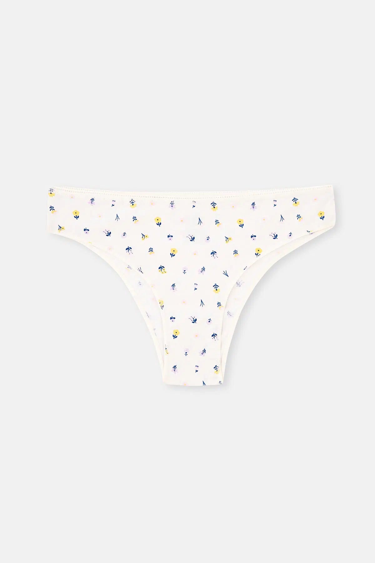 Multicolor Kadın 3'lü Pamuklu Brazilian Külot