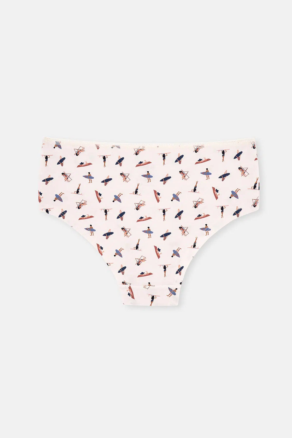 Multicolor Kadın 3'lü Pamuklu Desenli Hipster Külot