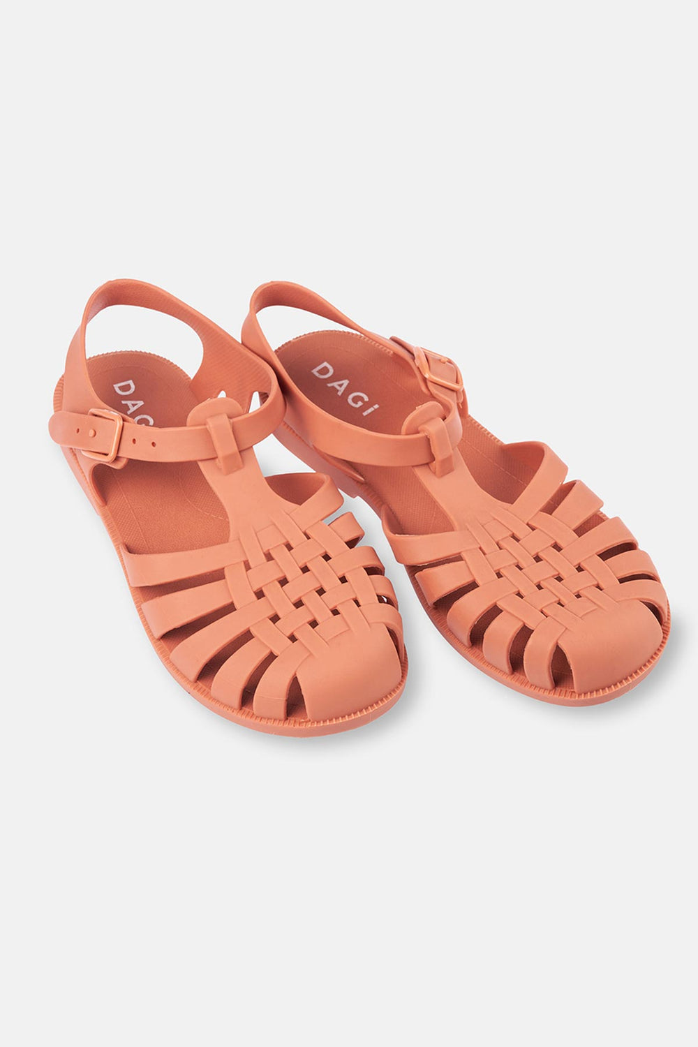 Kiremit Kadın Bantlı Mat Jelly Sandalet