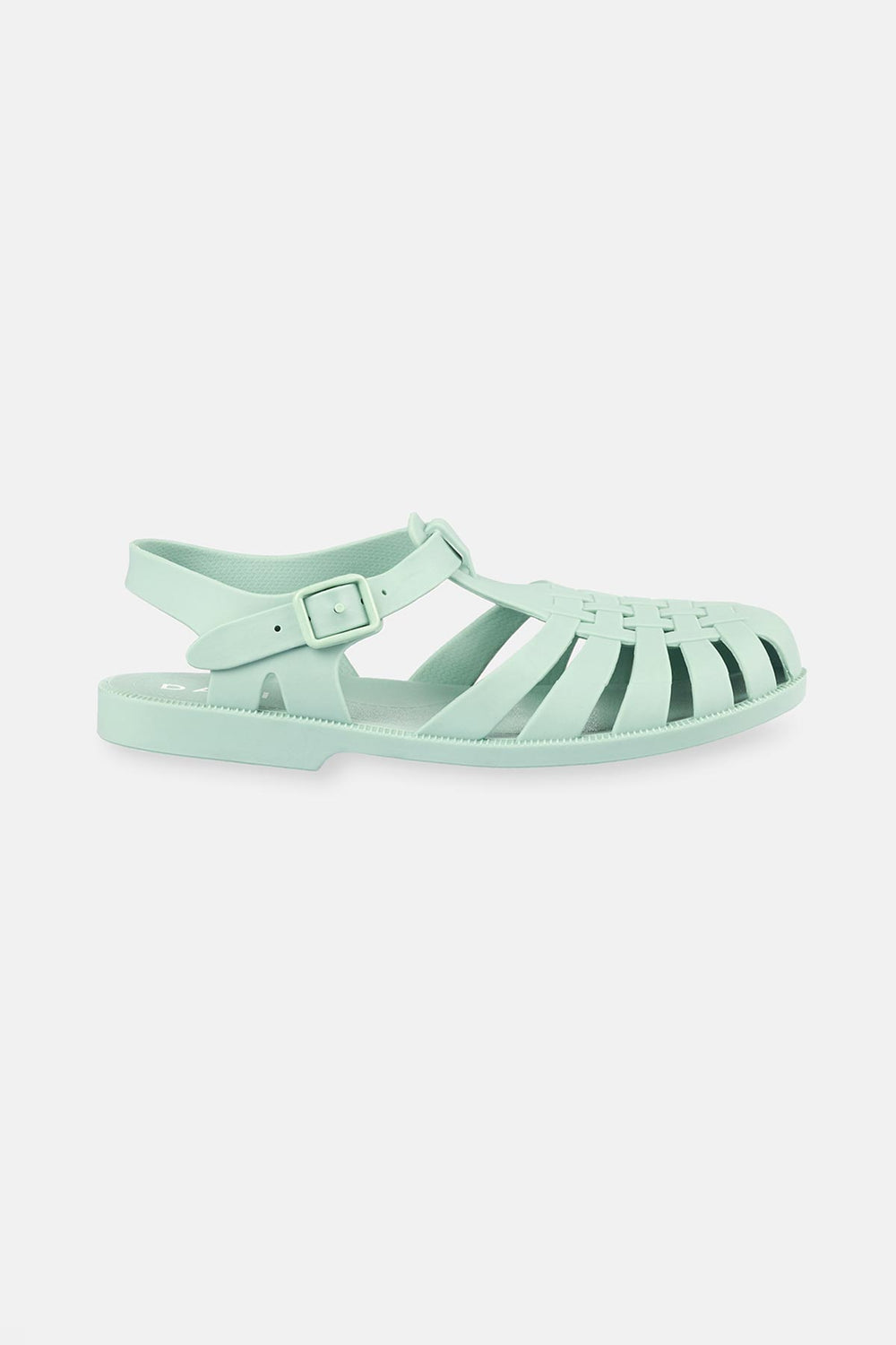 Mint Yeşili Kadın Bantlı Mat Jelly Sandalet