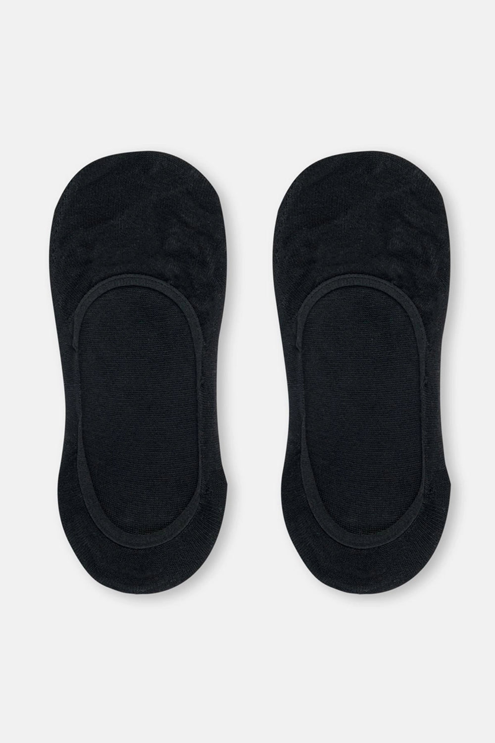 Siyah Kadın 2'Li Bambu Basıc Babet Çorap