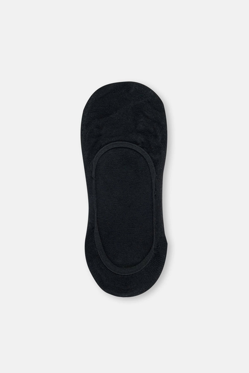 Siyah Kadın 2'Li Bambu Basıc Babet Çorap