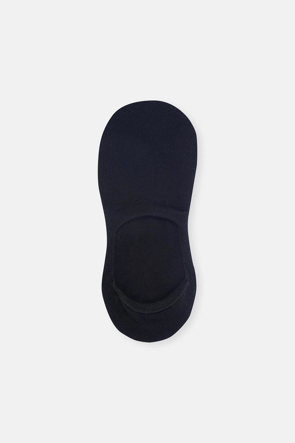 Beyaz-Gri Melanj-Siyah Kadın 3'Lü Pamuklu Rıb Dokulu Görünmez Çorap