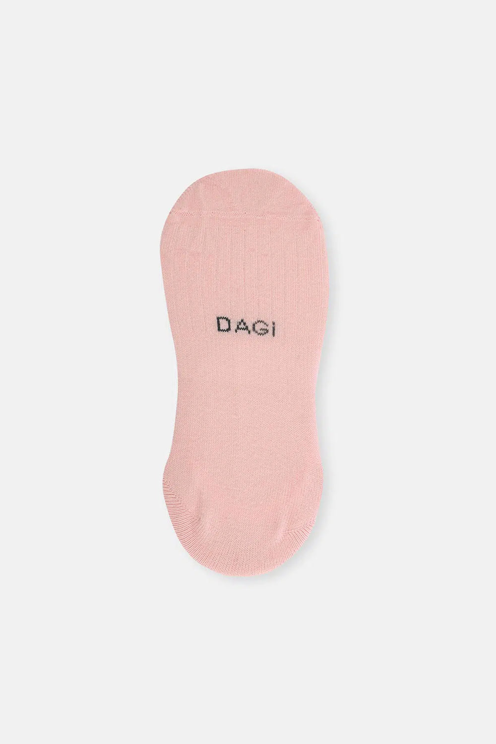 Bej-Pembe Kadın 2'Li Pamuklu Rıb Dokulu Görünmez Çorap