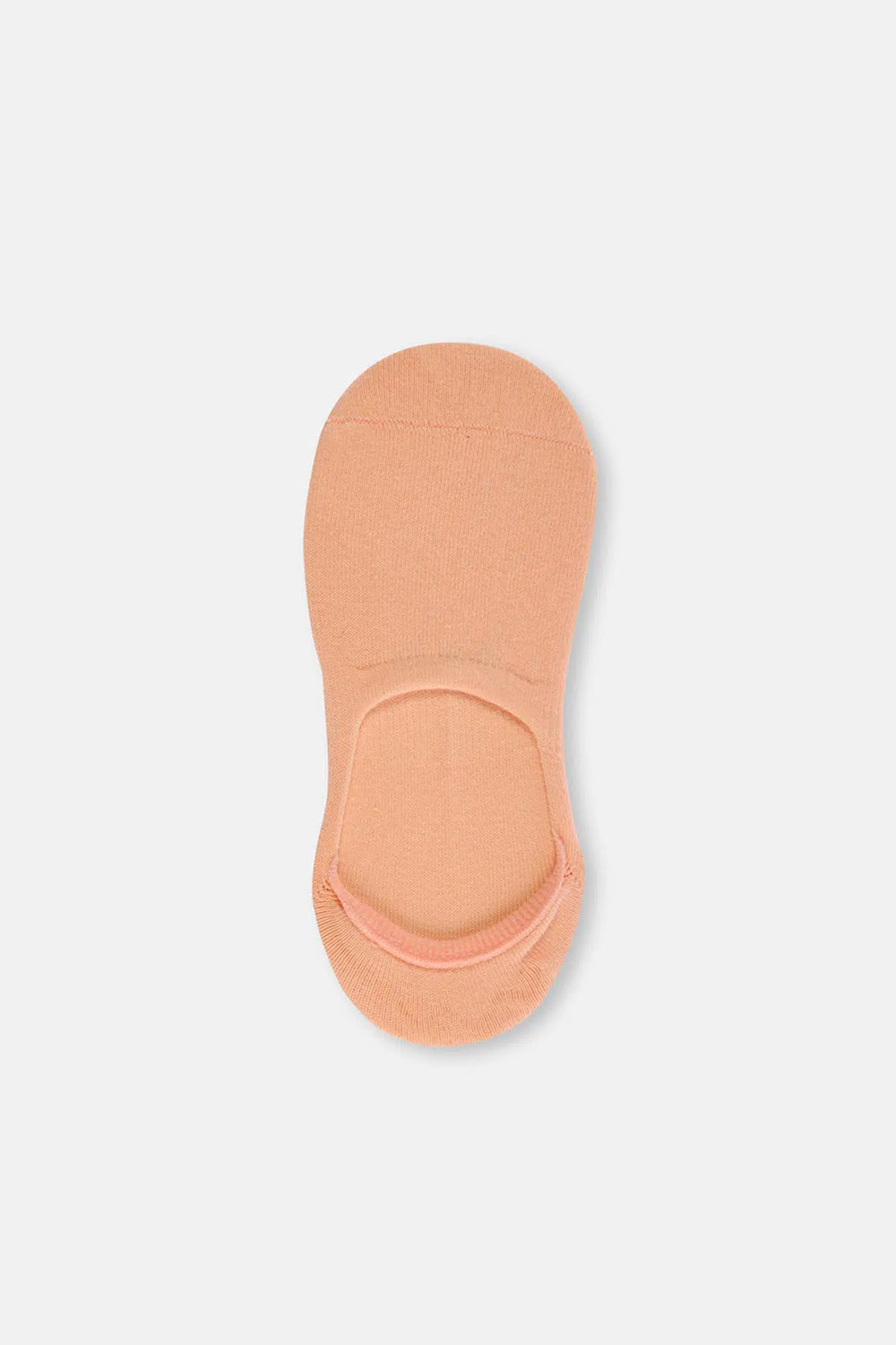 Mavi-Turuncu Kadın 2'Li Pamuklu Basıc Görünmez Çorap