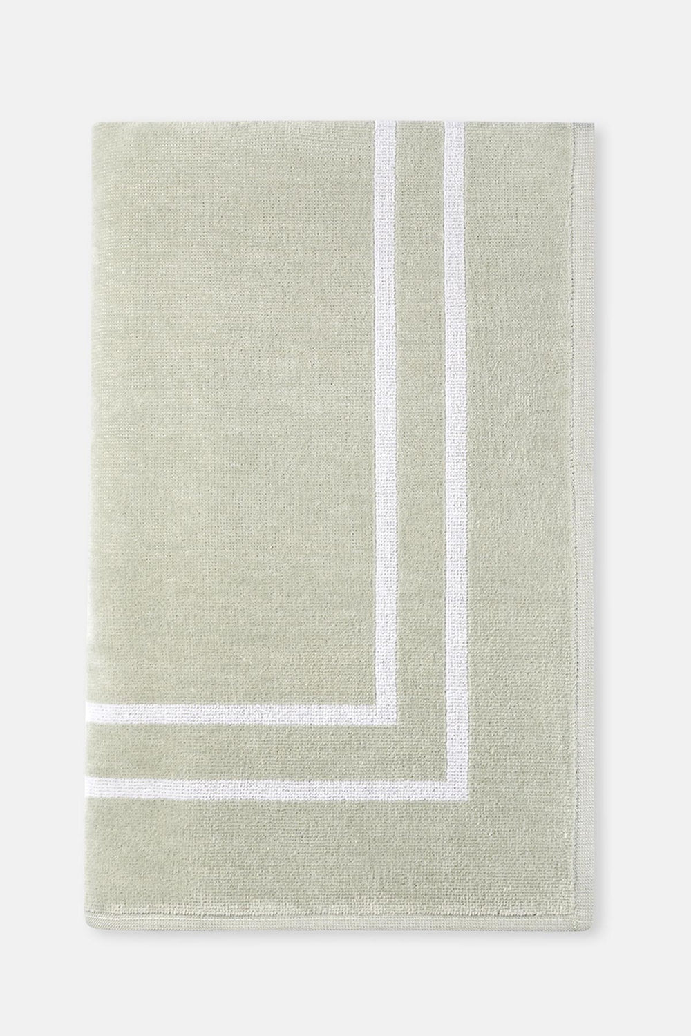 Mint Yeşili Düz Renk Kadife Plaj Havlusu 80X150