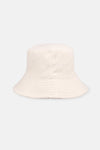 Ekru Desenli Bucket Şapka