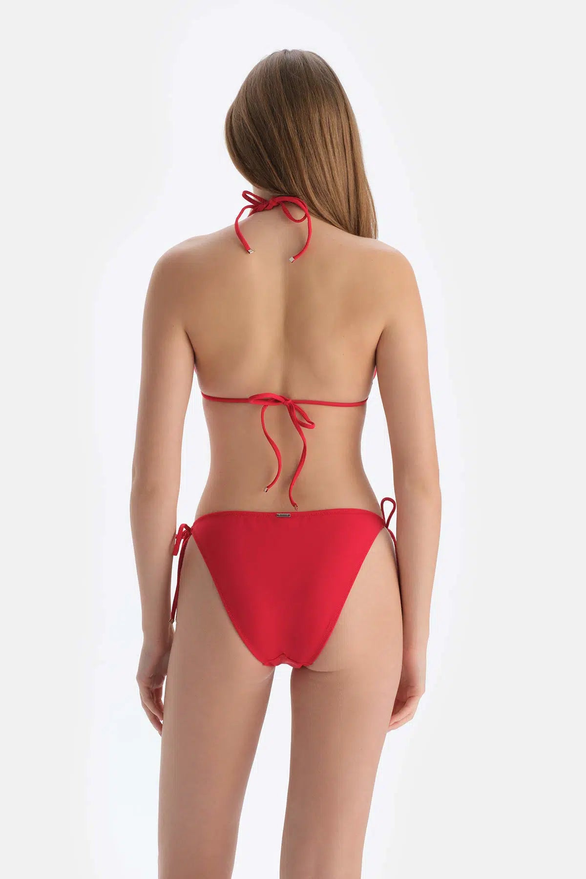 Kırmızı Düşük Bel Spagetti Bikini Altı