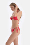 Kırmızı Düşük Bel Spagetti Bikini Altı