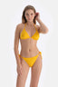 Sarı Düşük Bel Spagetti Bikini Altı