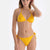 Sarı Düşük Bel Spagetti Bikini Altı