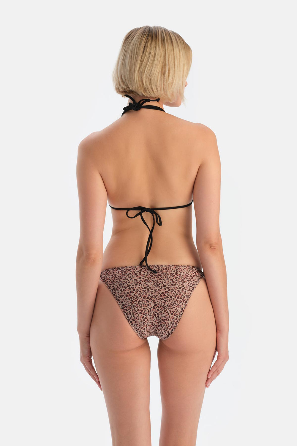 Kahverengi Spagetti Bikini Alt