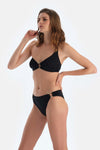 Siyah Normal Bel Bikini Alt
