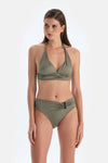 Haki Normal Bel Bikini Alt