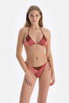 Kahverengi Spagetti Bikini Alt