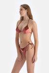 Kahverengi Spagetti Bikini Alt
