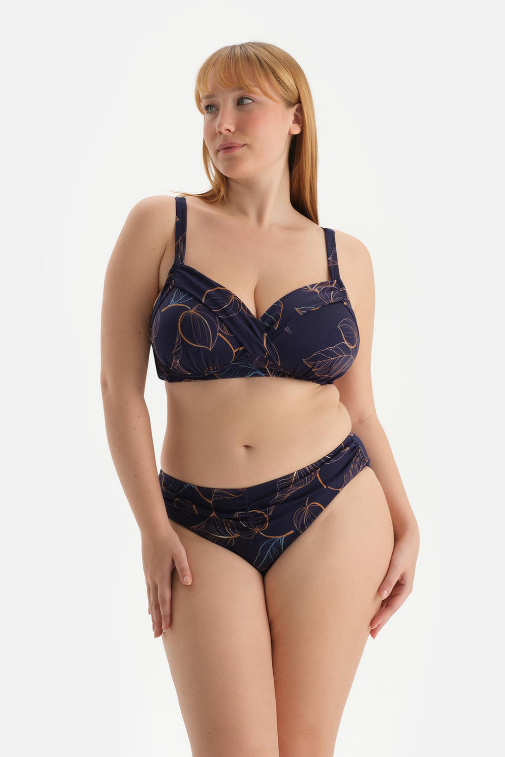 Lacivert Yüksek Bel Bikini Altı