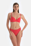 Kırmızı Düşük Bel Bikini Alt