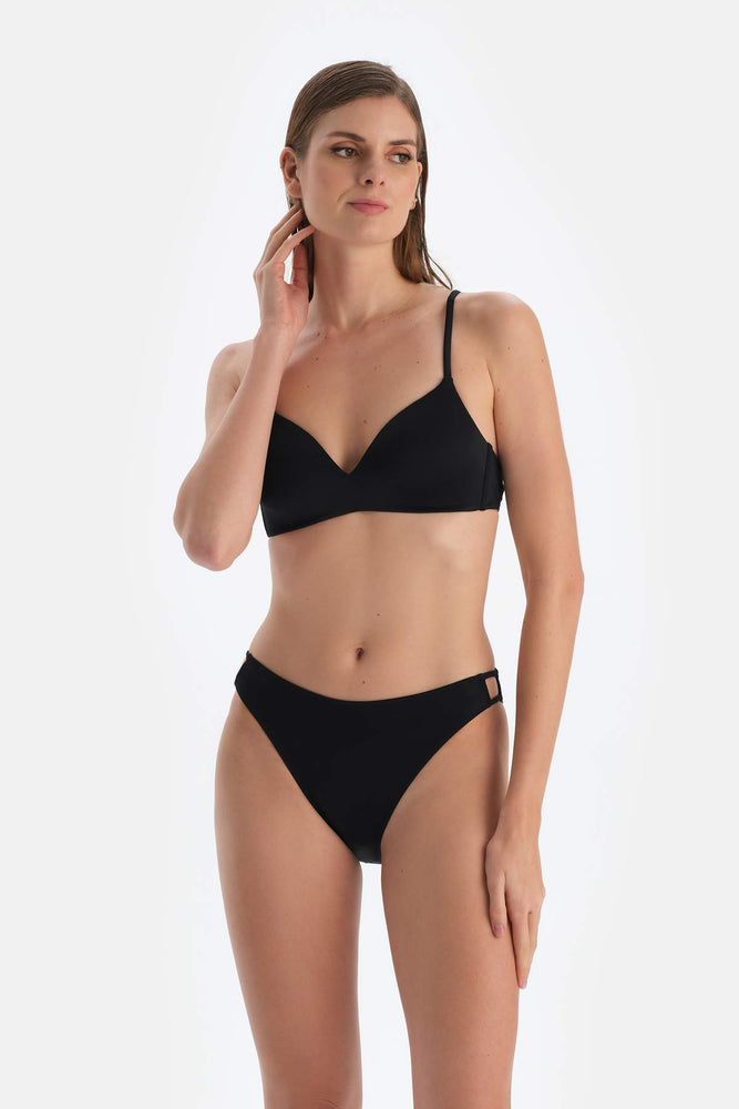 Siyah Düşük Bel Bikini Alt