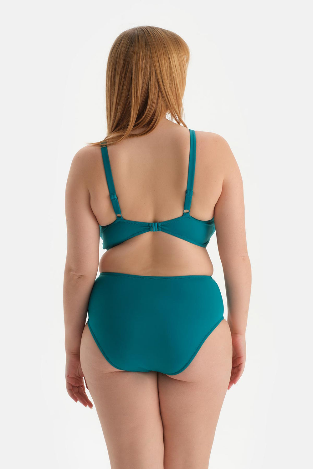 Yeşil Yüksek Bel Bikini Alt