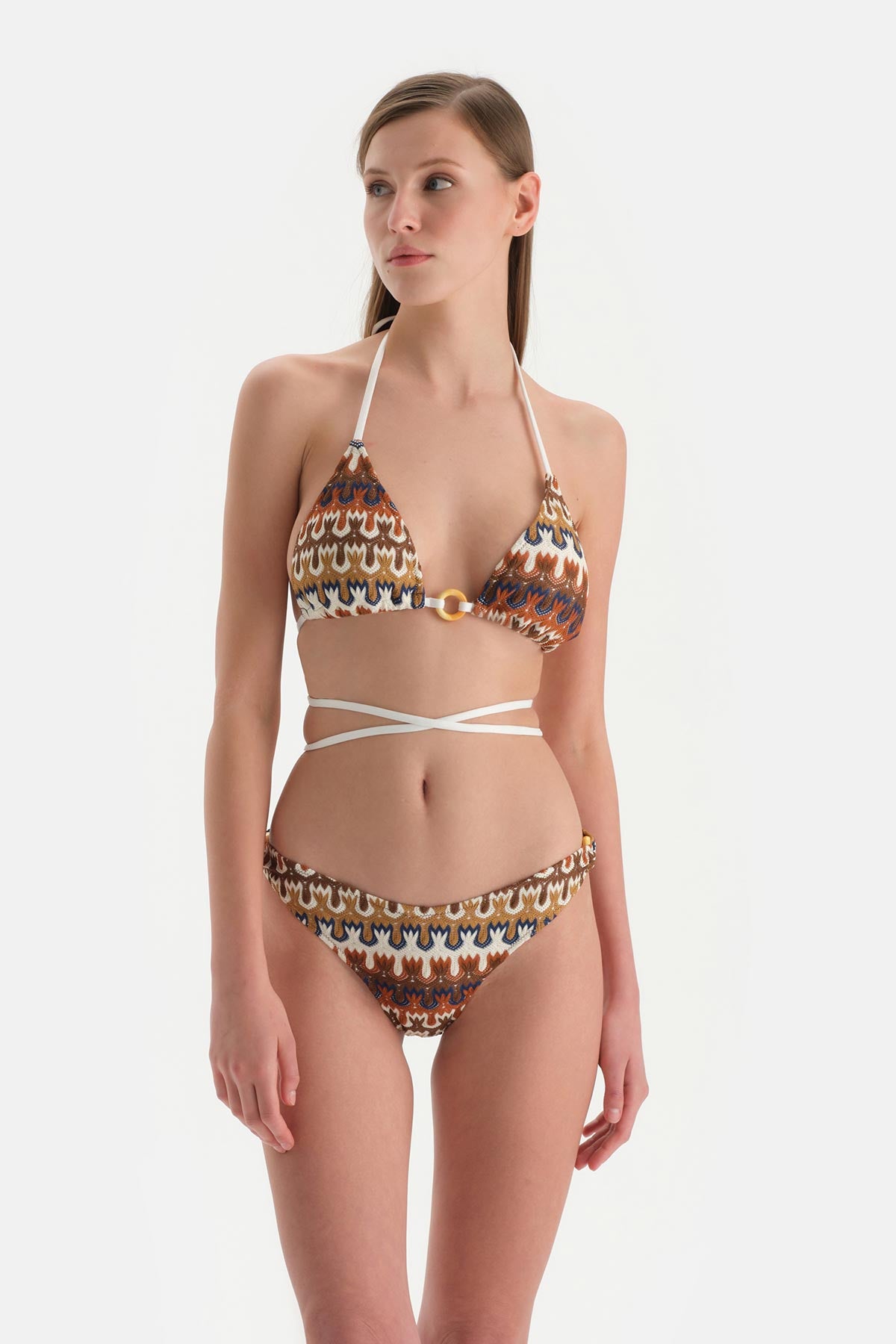 Kahverengi Düşük Bel Bikini Altı