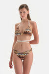 Kahverengi Düşük Bel Bikini Altı