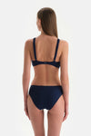 Lacivert Normal Bel Bikini Alt