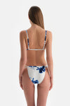 Beyaz-Mavi Brazilian Bikini Altı
